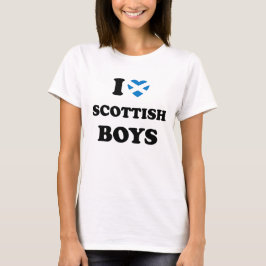 I Kärlek Scottish Boys T Shirt
