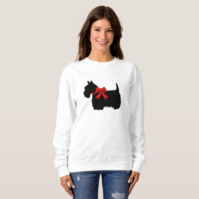 I Kärlek Scottish Terriers, Stora röda hjärtat av  T-shirt (Hel framsida)