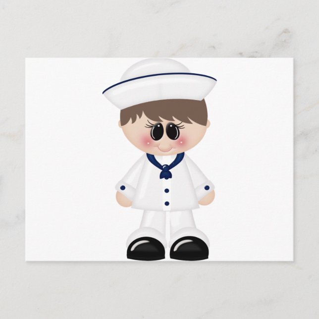 I Kärlek, Sea Sailor Boy Vykort (Framsida)