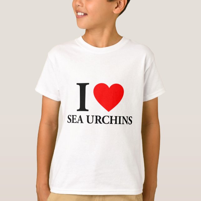 I Kärlek Sea Urchins Tee Shirt (Framsida)