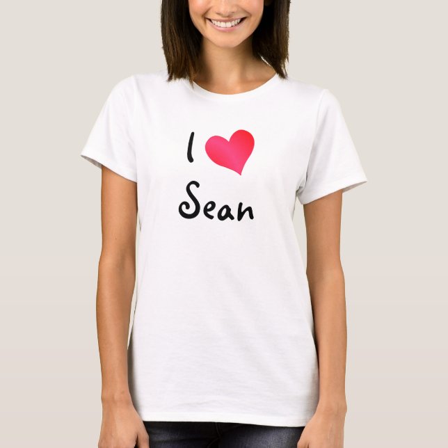 I Kärlek Sean T-shirt (Framsida)