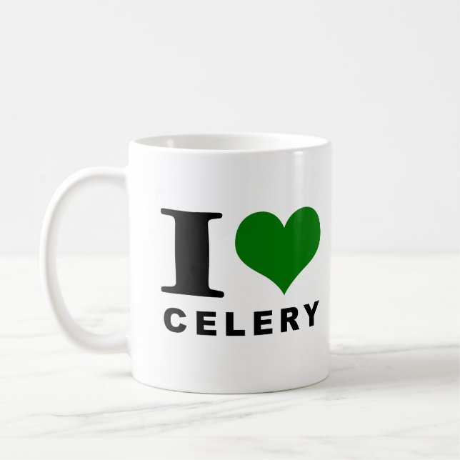 I kärlek-selleri, Celery älskare Kaffemugg (Vänster)