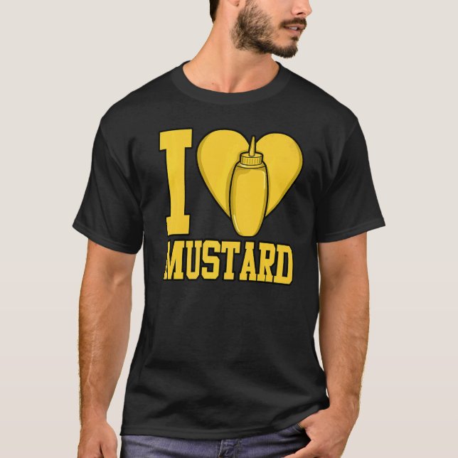 I Kärlek-senapsvillkor T Shirt (Framsida)