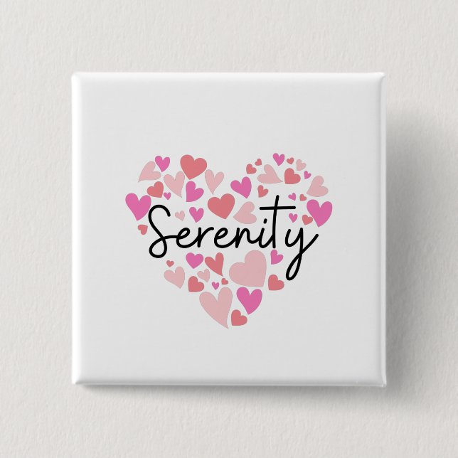 I kärlek Serenity Knapp (Framsida)