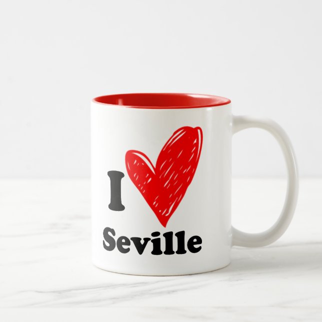I kärlek Sevilla Två-Tonad Mugg (Höger)