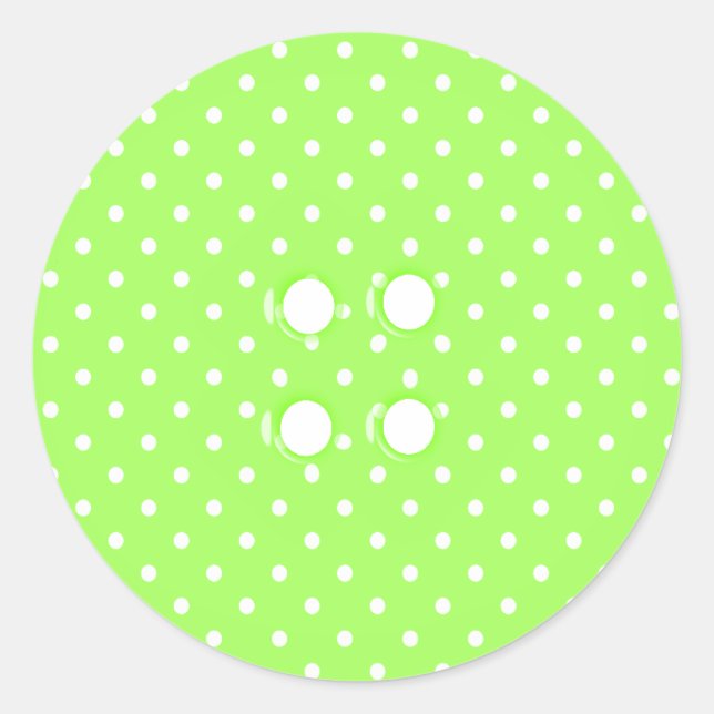 I Kärlek Sewing - SRF Runt Klistermärke (Framsida)