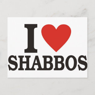 I kärlek Shabbos Vykort