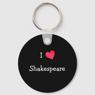 I Kärlek Shakespeare Nyckelring