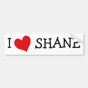 I Kärlek Shane Bildekal