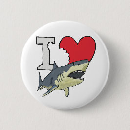 I Kärlek Sharks Knapp