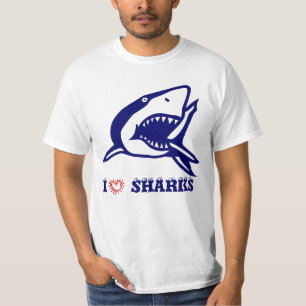 I Kärlek Sharks T Shirt