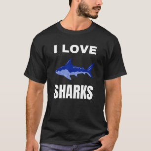 I kärlek Sharks T Shirt