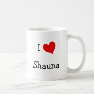 I Kärlek Shauna Kaffemugg