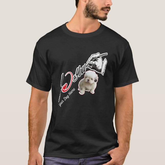 I Kärlek Shichon T Shirt (Framsida)