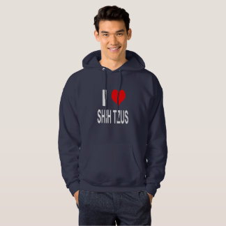 I Kärlek Shih tzus Hoodie, Shihtzu Sweatshirt