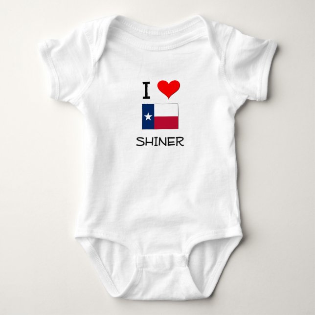 I Kärlek Shiner Texas Tee Shirt (Framsida)