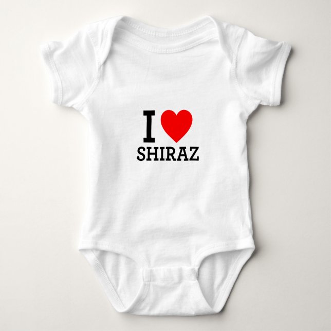 I Kärlek Shiraz Tee Shirt (Framsida)