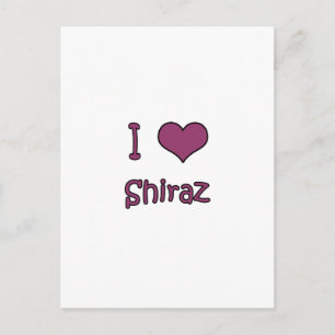 I Kärlek Shiraz Vykort
