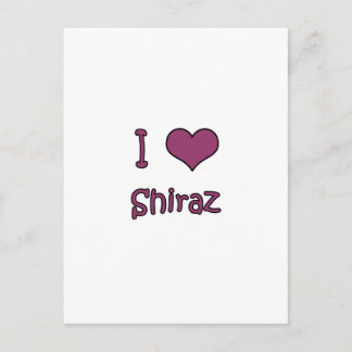 I Kärlek Shiraz Vykort
