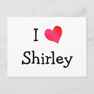 I Kärlek Shirley Vykort