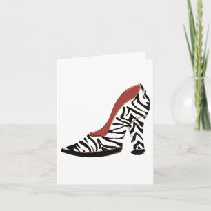 I kärlek Shoes! ~ Hälsning/anteckningskort Kort