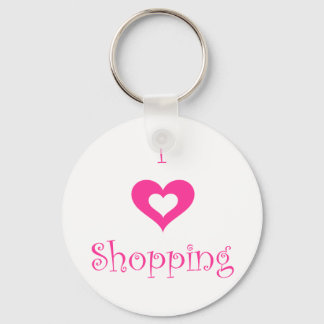 I Kärlek Shopping Keychain Nyckelring