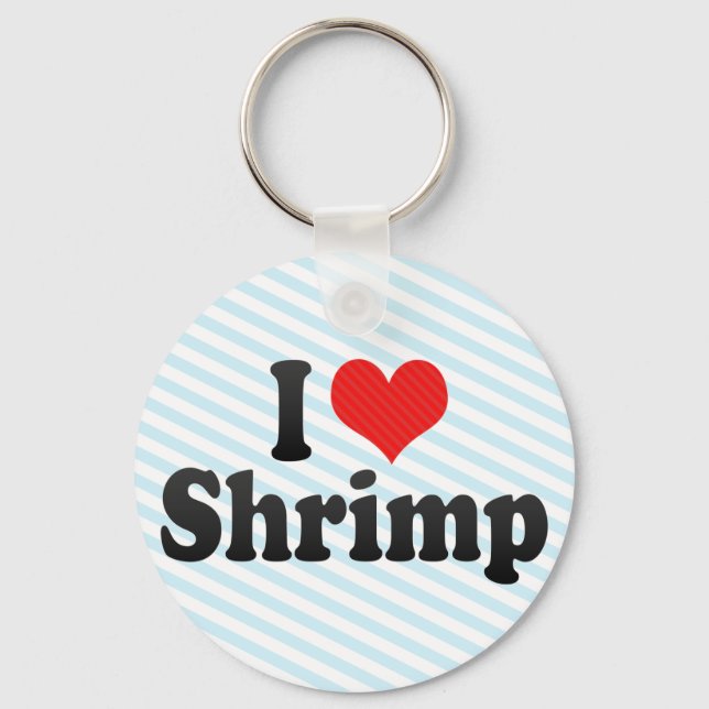 I Kärlek Shrimp Nyckelring (Framsida)