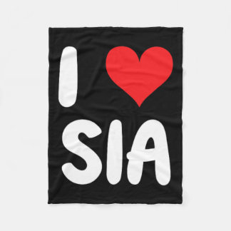 I Kärlek Sia - Heart Fleecefilt