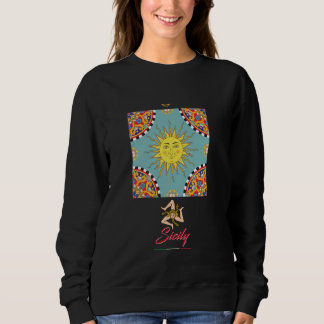 I Kärlek Sicilien, Siciliens Italien Illustration- T Shirt