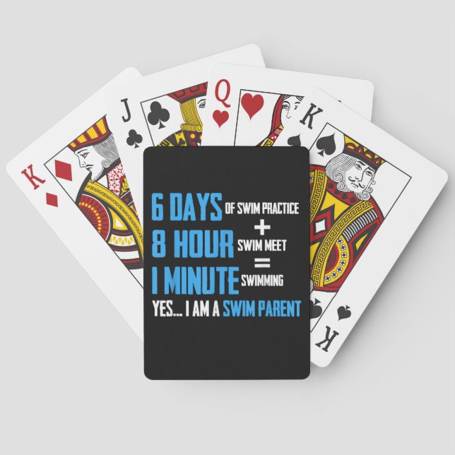 I Kärlek-simning - överordnad Simma Casinokort (Baksidan)