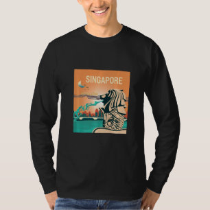 I Kärlek Singapore Souvenirs Tshirt Cute Singapore T Shirt
