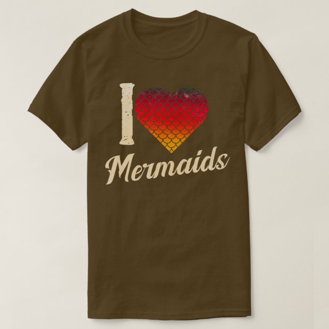 I KÄRLEK SJÖJUNGFRUAR 3 T SHIRT (Design framsida)