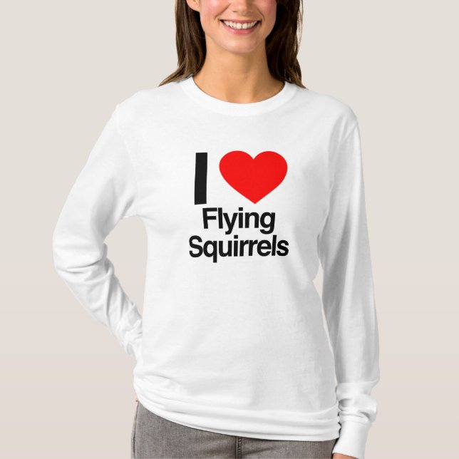 i kärlek-sjöorrar tee shirt (Framsida)