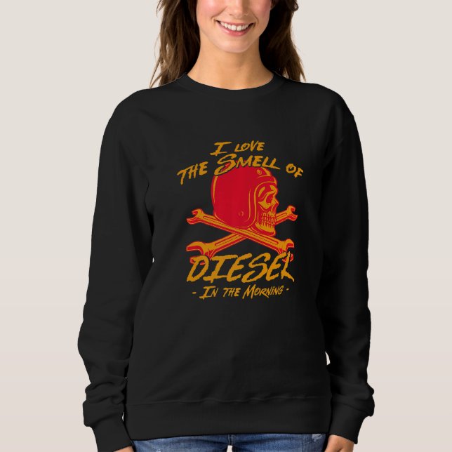 I Kärlek ska dieselbilens mekaniska servi T Shirt (Framsida)