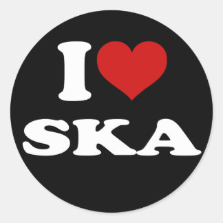I Kärlek Ska Runt Klistermärke