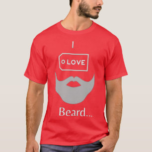 I kärlek-skägg 2 t shirt