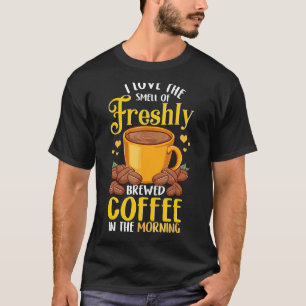 I Kärlek skall grovt uppfött kaffe i M T Shirt