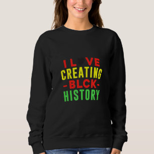 I Kärlek Skapar svart svart historik original T Shirt