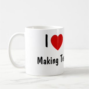 I Kärlek Skapar Tea Kaffemugg