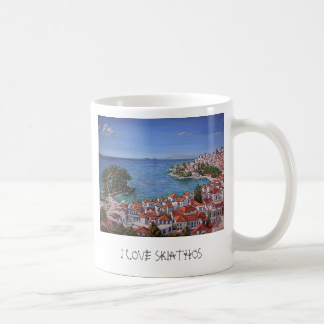 I KÄRLEK SKIATHOS mugg (Höger)