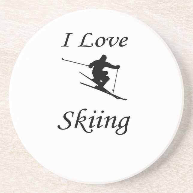 I Kärlek Skiing Underlägg (Framsidan)