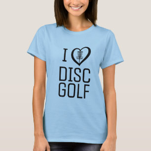 I kärlek-skivans golfkvinnor T-shirt