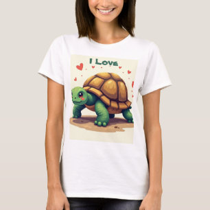 I kärlek sköldpaddor t shirt