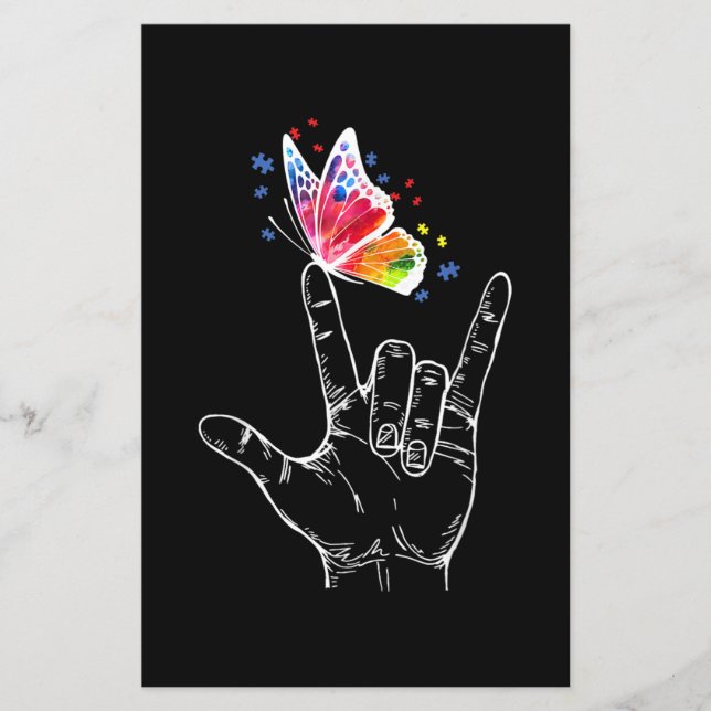 I Kärlek skriver du under "Butterfly Autism" (Framsida)
