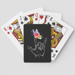 I Kärlek skriver du under "Butterfly Autism" Casinokort