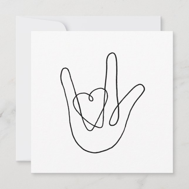 I kärlek skriver du under vykort (Framsida)