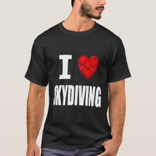 I Kärlek Skydiving T Shirt