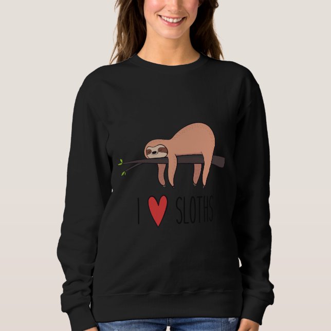 I Kärlek Sloths underbara Sloth Perfekt for Sloth  T Shirt (Framsida)