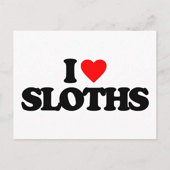 I KÄRLEK SLOTHS VYKORT (Framsida)