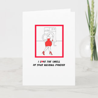 I Kärlek - Smell - Lustigt Valentines day-kort Helgkort